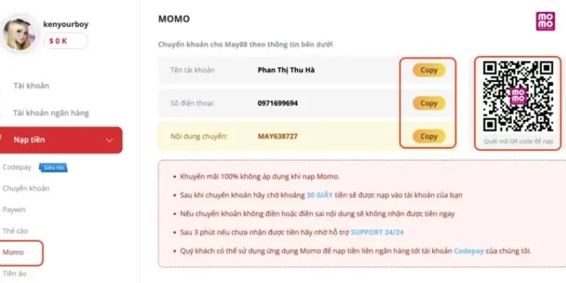 Nạp tiền MOTO88 qua ví điện tử được nhiều người chơi lựa chọn